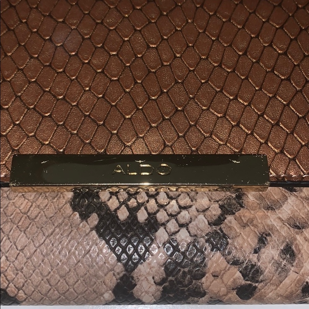 Aldo snakeskin clutch | BNWT - Picture 3 of 4